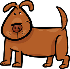 Image showing cartoon doodle of funny dog