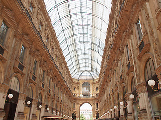 Image showing Galleria Vittorio Emanuele II, Milan