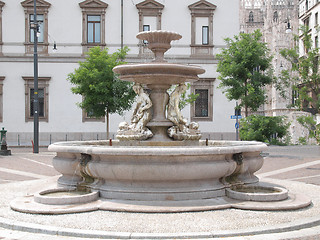 Image showing Piermarini Fountain, Milan