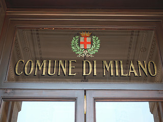 Image showing Milan coat of arms