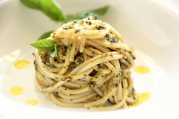 Image showing Spaghetti With Pesto 