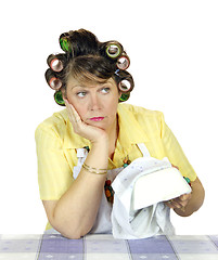 Image showing Apathetic Housewife