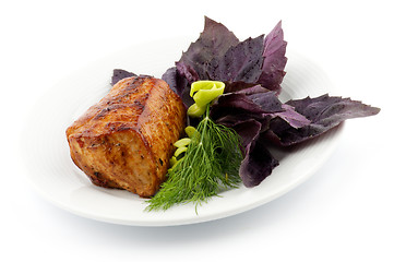 Image showing Spicy Roast Pork tenderloin