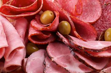 Image showing Assorted Meat delicatessen