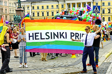 Image showing Helsinki Pride gay parade