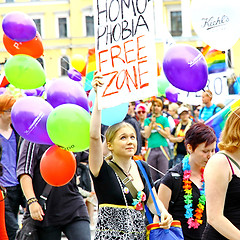 Image showing Helsinki Pride gay parade