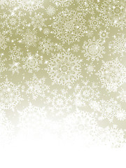 Image showing Elegant Christmas with snowflakes. EPS 8