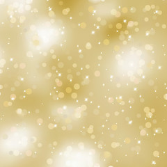 Image showing Glittery gold Christmas background. EPS 8