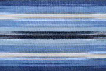 Image showing Blue striped fabric