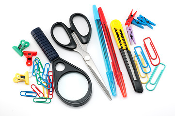 Image showing Assortment of stationery