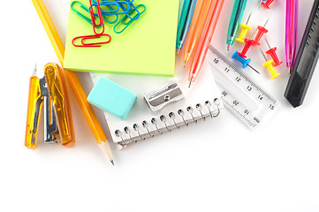 Image showing Assortment of stationery