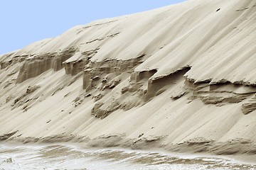 Image showing Sand riverbank