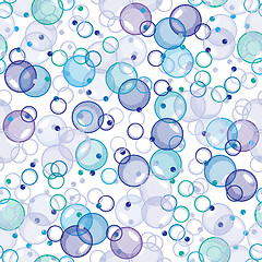 Image showing Abstract pattern - bubbles on white