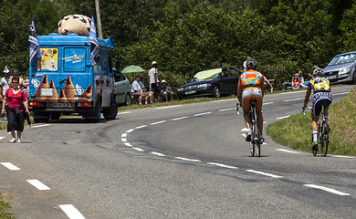 Image showing Road to Col d'Aubisque