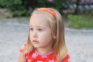 Image showing Pretty little girl