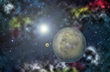 Image showing Planets in the space