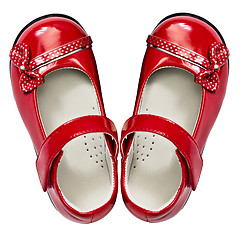 Image showing  Baby red shoes