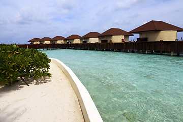 Image showing Water bungalows