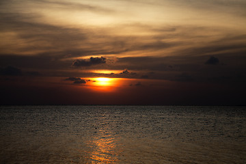 Image showing Setting sun