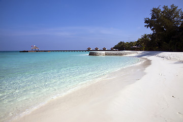 Image showing Holiday resort beach