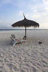 Image showing Beach parasol