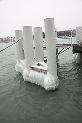 Image showing Freeze on the water