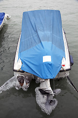 Image showing Frozen propeller 