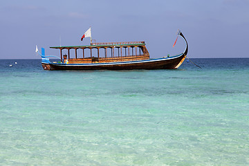 Image showing Maldivian fishing boat