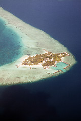 Image showing Atoll in the Maldives