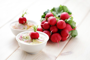 Image showing radish soup