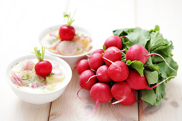 Image showing radish soup