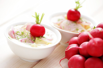 Image showing radish soup