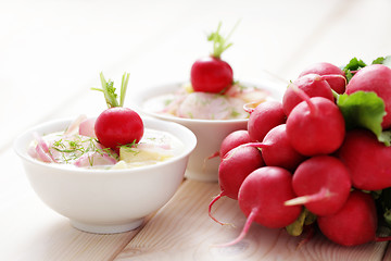 Image showing radish soup