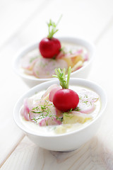 Image showing radish soup