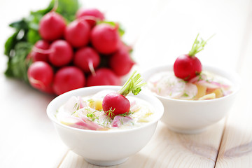 Image showing radish soup