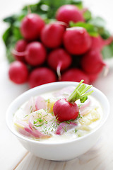 Image showing radish soup