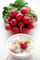 Image showing radish soup