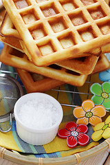 Image showing waffles