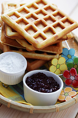 Image showing waffles
