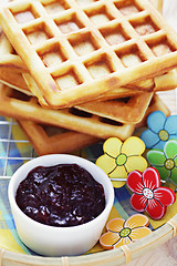 Image showing waffles