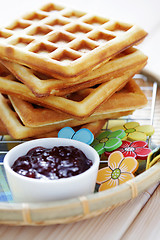 Image showing waffles