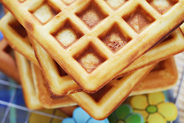 Image showing waffles