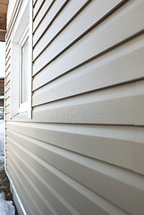 Image showing Wall  finished in vinyl siding