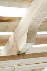 Image showing New wooden structure