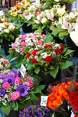 Image showing Flower bouquets