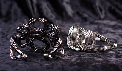 Image showing Two beauty twisted bracelets