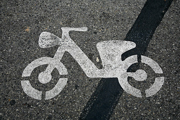 Image showing Parking for motorbikes