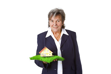 Image showing Female estate agent 