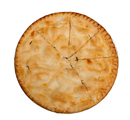 Image showing Freshly baked homemade apple pie