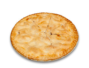 Image showing Freshly baked homemade apple pie